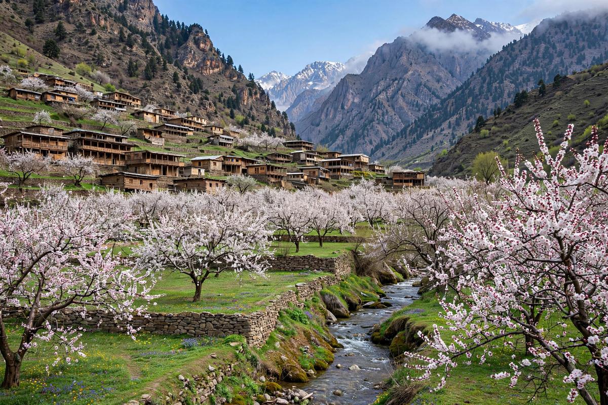 Birir Valley landscape, Kalash Valleys